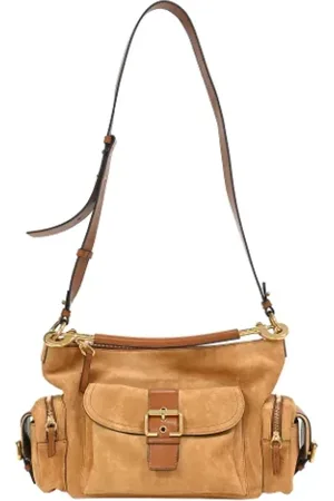 Chloé Pre-owned, Dames, Bruin, ONE Size, Suède, Pre-owned Suede shoulder-bags