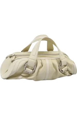 Bvlgari Pre-owned, Dames, , ONE Size, Leer, Tweedehands leren handtassen