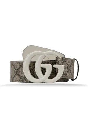 Burberry Accessoires, Dames, Veelkleurig, S, Leer, Granaat Leren Riem