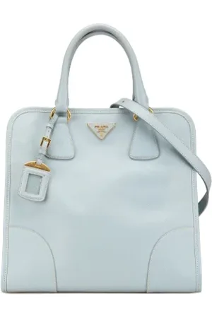Prada Pre-owned, Dames, Blauw, ONE Size, Leer, Pre-owned Leather prada-bags