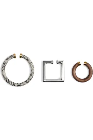 Jacquemus Accessoires, Dames, Veelkleurig, ONE Size, Multikleur Open Manchet Set van Drie