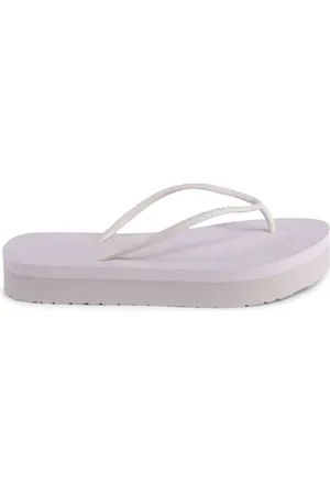 Calvin Klein Schoenen, Dames, Paars, 40 EU, Paarse Teenslipper Comfortabele Casual