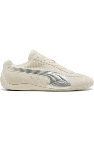 PUMA Schoenen, Dames, , 37 EU, Leer, Leren Sneakers met Veters