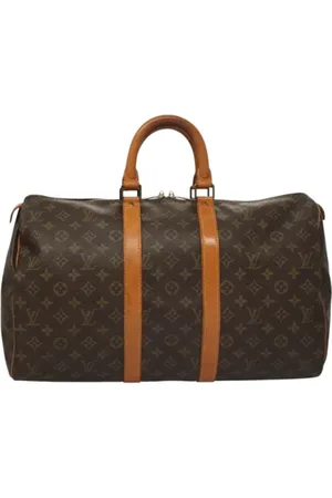 LOUIS VUITTON Pre-owned, unisex, Bruin, ONE Size, Tweedehands Canvas Louis Vuitton tassen