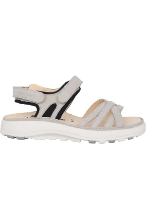 Ganter Schoenen, Dames, Grijs, 39 EU, Grijze damessandaal - Stijlvol