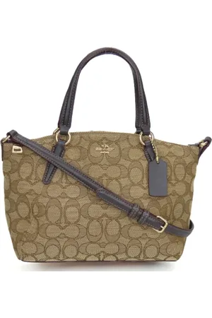 Coach Tassen, Dames, Bruin, ONE Size, Pre-owned Canvas shoulder-bags