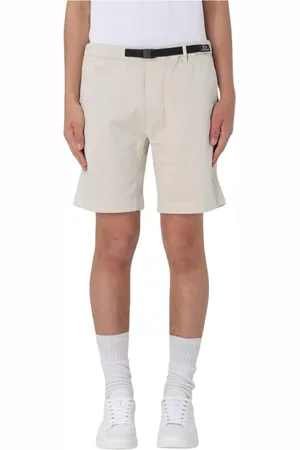 Woolrich Korte broeken, Heren, Wit, L, Katoen, Klassieke witte heren outdoor shorts