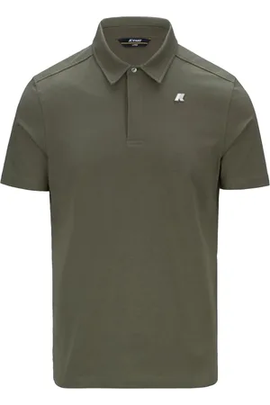 K-Way Tops, Heren, Groen, XL, Katoen, Licht Stretch Jersey Polo Shirt