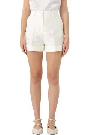MVP Wardrobe Korte broeken, Dames, Wit, XS, Stijlvolle Woman Milk Shorts
