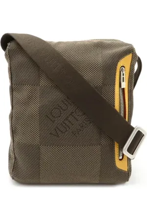 LOUIS VUITTON Pre-owned, Heren, Bruin, ONE Size, Pre-owned Canvas shoulder-bags