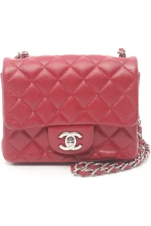 CHANEL Pre-owned, Dames, Rood, ONE Size, Leer, Pre-owned Leather crossbody-bags