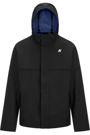 K-Way Jassen, Heren, Zwart, M, Nylon, Eco Contrast Jas