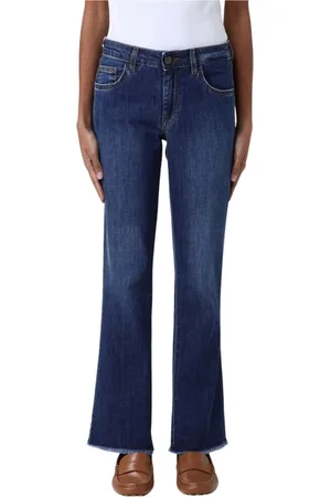 FAY Jeans, Dames, Blauw, W27, Denim, Klassieke Denim Jeans voor Vrouwen