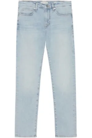 Frame Jeans, Heren, Blauw, W34, Denim, Slim New Cliff Jeans