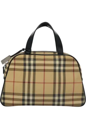 Burberry Pre-owned, Dames, , ONE Size, Leer, Tweedehands leren handtassen