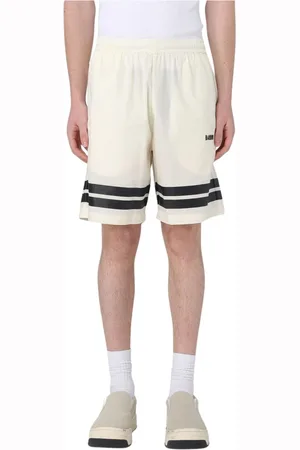 BARROW Korte broeken, Heren, Wit, M, Leer, Veelzijdige zwarte shorts voor heren