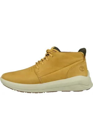 Timberland Schoenen, Heren, Geel, 43 EU, Leer, Lace-up Sneakers