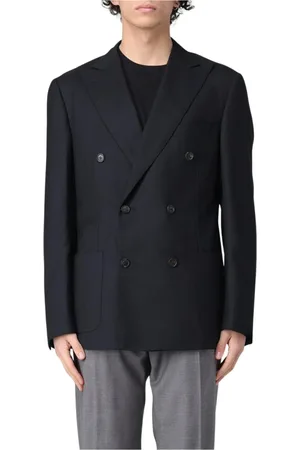 corneliani Jassen, Heren, Zwart, 2Xl, Klassieke Zwarte Blazer