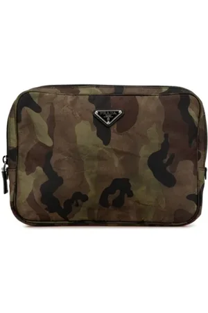 Prada Pre-owned, Dames, Groen, ONE Size, Leer, Pre-owned Leather prada-bags