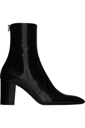 Saint Laurent Schoenen, Dames, Zwart, 37 1/2 EU, H23 Laarzen