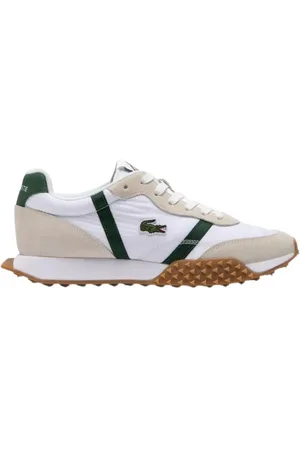 Lacoste Schoenen, Heren, Veelkleurig, 43 EU, Leer, Vintage-geïnspireerde hardloopschoen met moderne details