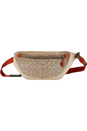 Coach Pre-owned, Dames, , ONE Size, Leer, Pre-owned Canvas crossbody-bags