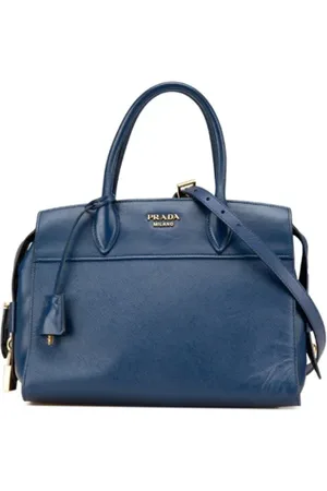 Prada Pre-owned, Dames, Blauw, ONE Size, Leer, Pre-owned Leather prada-bags