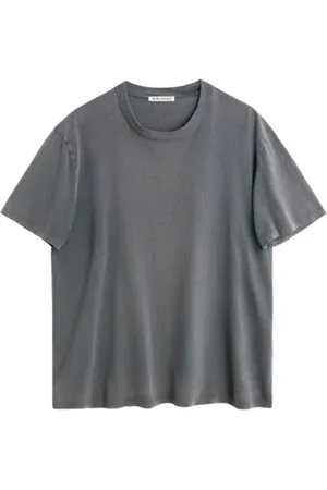 OUR LEGACY Tops, Heren, Zwart, L, Katoen, Zwarte T-shirt en Polo Collectie