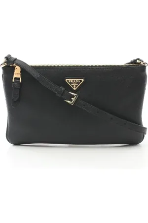 Prada Pre-owned, Dames, Zwart, ONE Size, Leer, Pre-owned Leather prada-bags