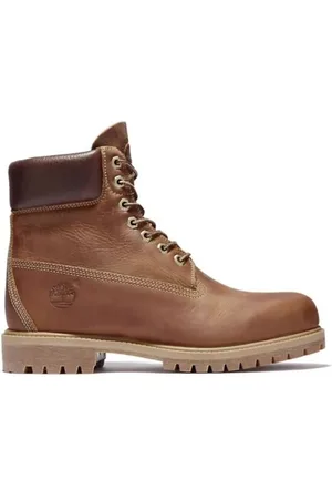 Timberland Schoenen, Heren, Bruin, 44 EU, Leer, Klassieke Waterdichte Leren Laarzen
