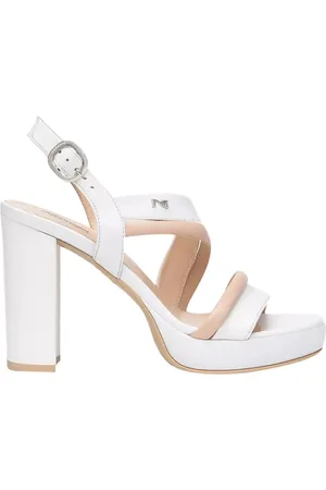 Nero Giardini Schoenen, Dames, Wit, 41 EU, Witte Sandalen, Italiaanse Stijl en Kwaliteit