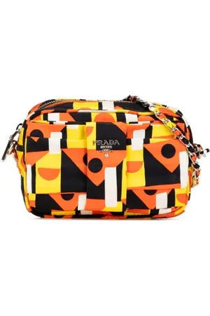 Prada Pre-owned, Dames, Veelkleurig, ONE Size, Nylon, Pre-owned Canvas prada-bags