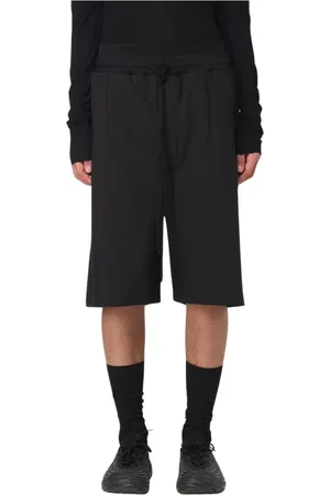 THOM KROM Korte broeken, Heren, Zwart, XL, Comfortabele trekkoordshorts