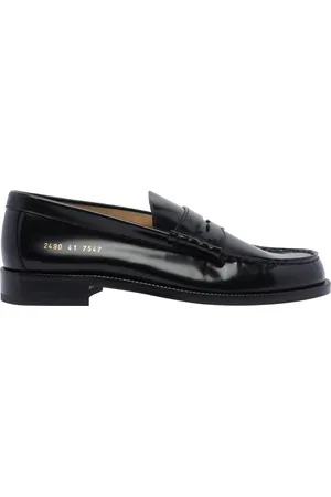 COMMON PROJECTS Schoenen, Heren, Zwart, 43 EU, Leer, Zwarte Loafer