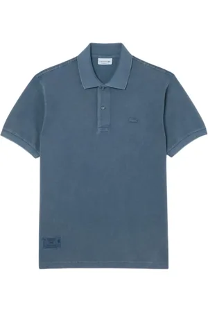 Lacoste Tops, Heren, Blauw, 2Xl, Katoen, Klassieke L.12.12 Polo met Gewassen Effect