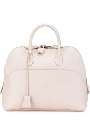 Hermès Pre-owned, Dames, Roze, ONE Size, Leer, Tweedehands leren handtassen