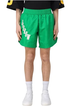 BARROW Korte broeken, Heren, Groen, XL, Stijlvolle broek met trekkoord en zakken