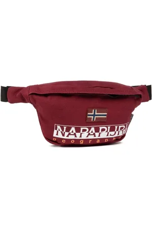 Napapijri Tassen, Heren, Rood, ONE Size, Katoen, Rode Katoenen Heuptas Hering