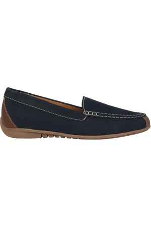 Gabor Schoenen, Dames, Blauw, 40 EU, Blauwe dames loafer uitverkoop