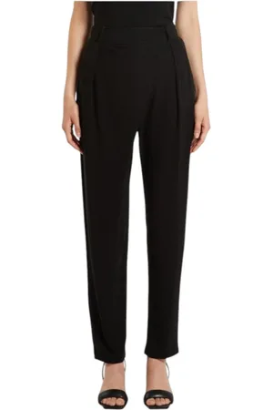 MARELLA Broeken, Dames, Zwart, L, Zwarte Ariella 2 Broek Elegant Veelzijdig