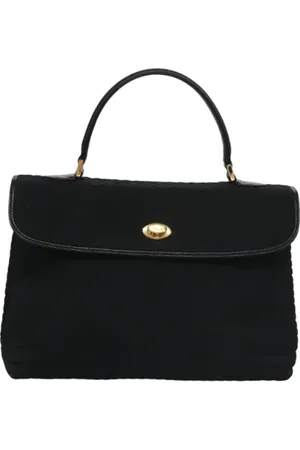 Bally Pre-owned, Dames, Zwart, ONE Size, Nylon, Pre-owned Nylon handbags
