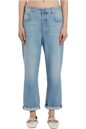 MARELLA Jeans, Dames, Blauw, XS, Tomboy Stijl Blauwe Jeans