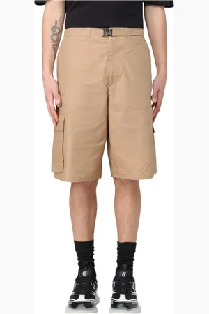 Roberto Cavalli Korte broeken, Heren, Bruin, S, Elegante Gepatrooniseerde Shorts