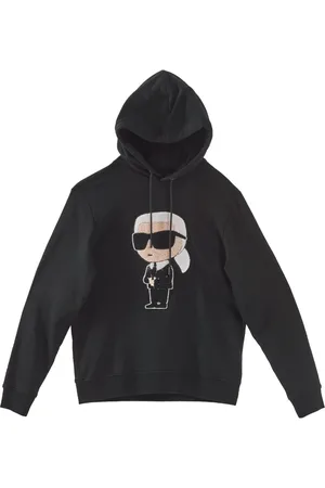 Karl Lagerfeld Sweatshirts & Hoodies, Heren, Zwart, XL, Katoen, Sweatshirts & Hoodies