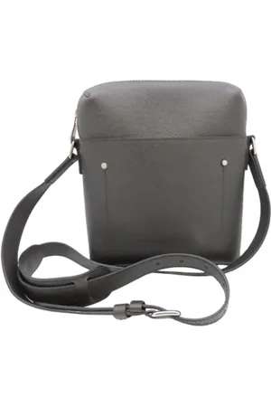 LOUIS VUITTON Pre-owned, Heren, Zwart, ONE Size, Leer, Tweedehands leren Louis Vuitton tassen