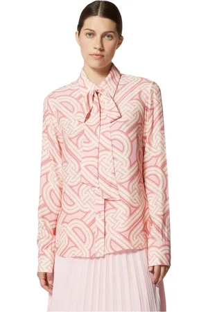 Silvian Heach Blouses & Shirts, Dames, Veelkleurig, L, Blouse met geometrische print