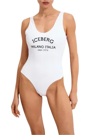 Iceberg Badkleding, Dames, Wit, XS, Polyester, Milano Badpak Wit
