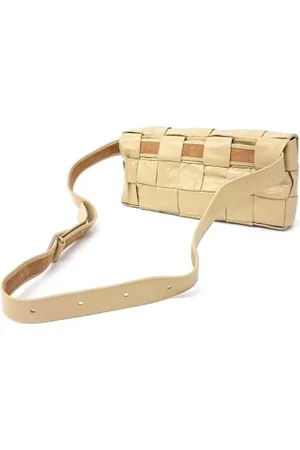 Bottega Veneta Pre-owned, Dames, Bruin, ONE Size, Pre-owned Leather crossbody-bags