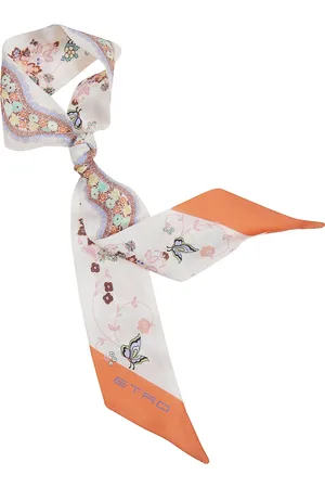 Etro Accessoires, Dames, Veelkleurig, ONE Size, Zijden Paisley Patroon Sjaal