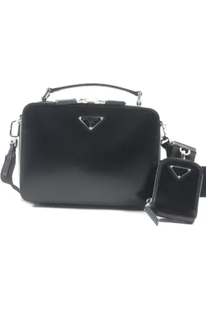 Prada Pre-owned, Heren, Zwart, ONE Size, Leer, Pre-owned Leather prada-bags